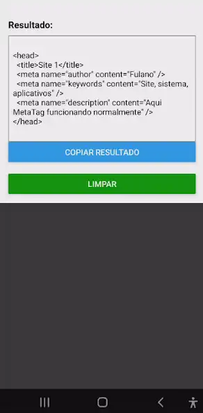 Play Gerador de MetaTags  and enjoy Gerador de MetaTags with UptoPlay