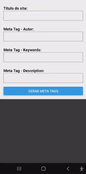 Play Gerador de MetaTags as an online game Gerador de MetaTags with UptoPlay
