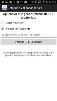 Play Gerador e Validador de CPF