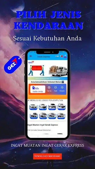 Play GERAK Express: Angkutan Barang as an online game GERAK Express: Angkutan Barang with UptoPlay