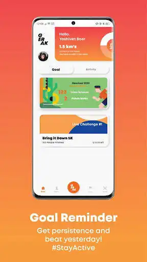 Play Gerak - Virtual Race Indonesia as an online game Gerak - Virtual Race Indonesia with UptoPlay