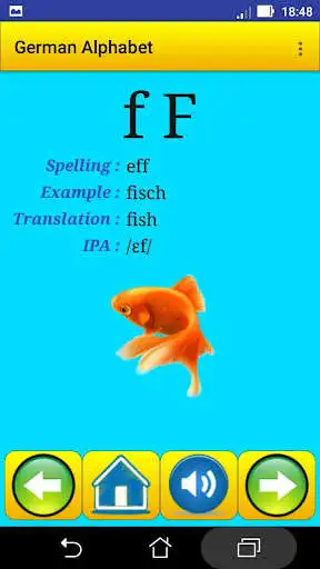 Play German alphabet for students as an online game German alphabet for students with UptoPlay