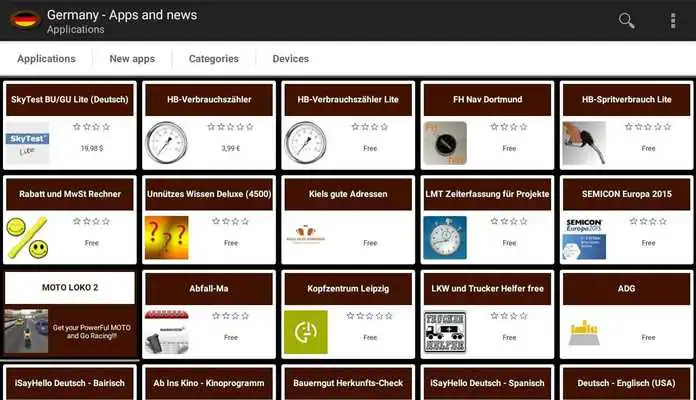 Play German apps and tech news