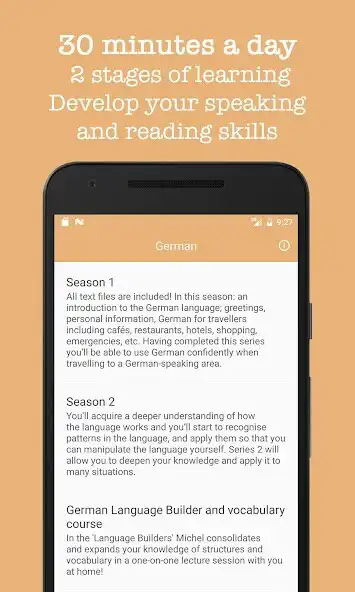 Play German by Michel Thomas as an online game German by Michel Thomas with UptoPlay