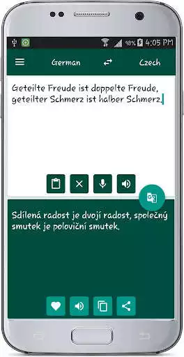 Play German Czech Translate