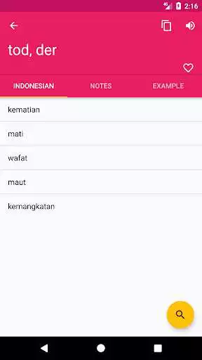 Play German Indonesian Dictionary
