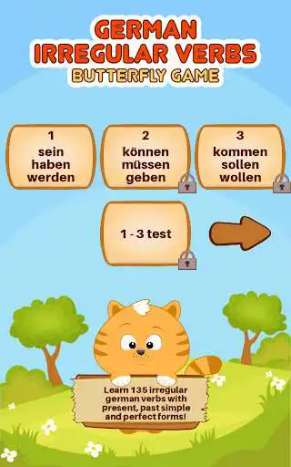 Play German Irregular Verbs Learning Game  and enjoy German Irregular Verbs Learning Game with UptoPlay