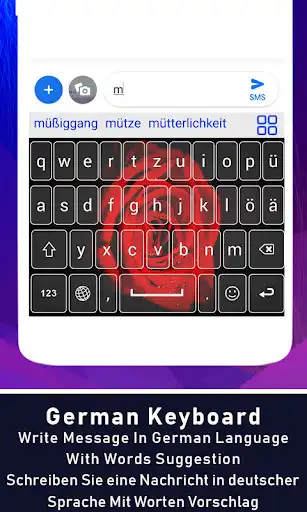 Play German Language Keyboard as an online game German Language Keyboard with UptoPlay
