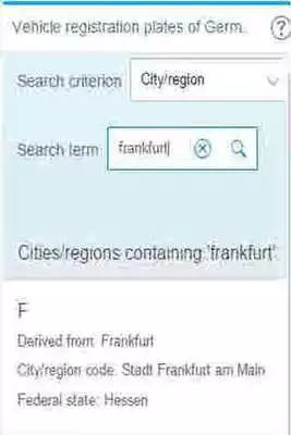 Play German Licence Plate Codes