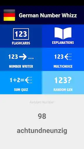 Play German Number Whizz  and enjoy German Number Whizz with UptoPlay