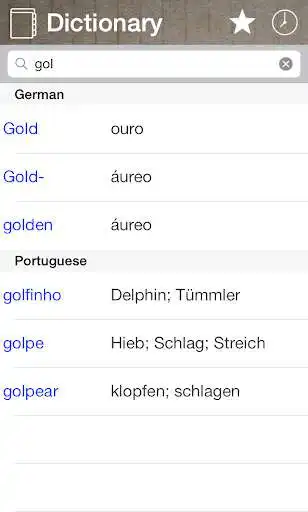 Play German Portuguese Dictionary & Translator Free  and enjoy German Portuguese Dictionary & Translator Free with UptoPlay
