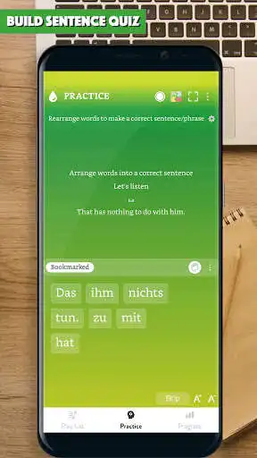 Play German Sentence Master as an online game German Sentence Master with UptoPlay