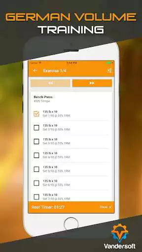Play APK German Volume Training - GVT  and enjoy German Volume Training - GVT with UptoPlay com.vandersw.germanVolume