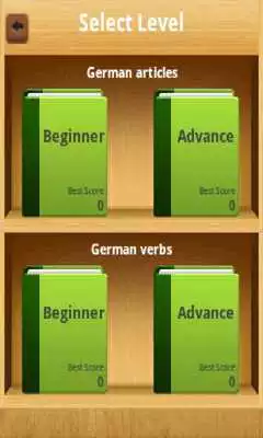 Play German words app