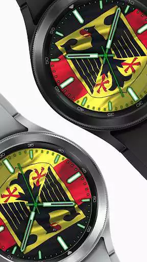 Play Germany Flag Animated Watch Face  and enjoy Germany Flag Animated Watch Face with UptoPlay