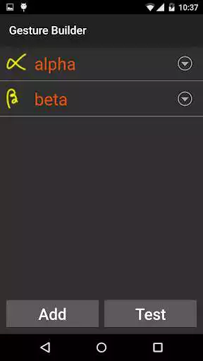 Play Gesture Builder