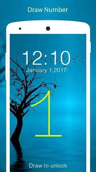 Play Gesture Lock Screen - Draw Signature  Letter Lock as an online game Gesture Lock Screen - Draw Signature  Letter Lock with UptoPlay