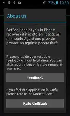 Play GetBack anti theft Play GetBack anti theft