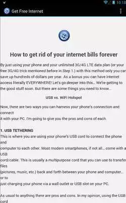 Play Get Free Internet