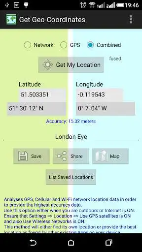 Play Get Geo-Coordinates as an online game Get Geo-Coordinates with UptoPlay