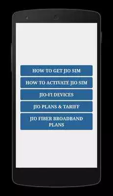 Play Get JIO SIM / JIO Plan details