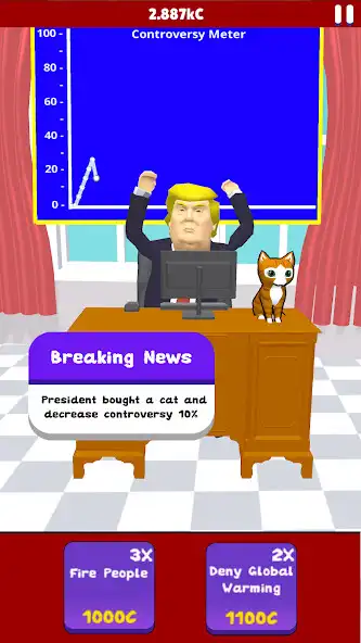 Play Get rid of the President as an online game Get rid of the President with UptoPlay