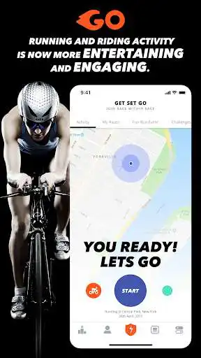 Play Get Set Go - Cycling, Running, Events, Challenges  and enjoy Get Set Go - Cycling, Running, Events, Challenges with UptoPlay