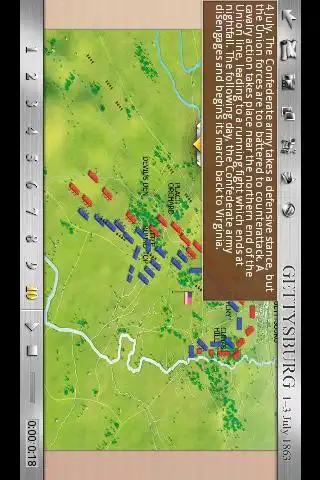 Play Gettysburg 1863 as an online game Gettysburg 1863 with UptoPlay