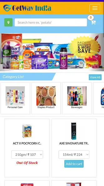Play Getway India Grocery  and enjoy Getway India Grocery with UptoPlay