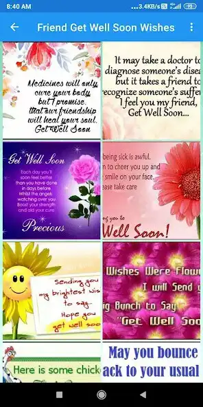 Play Get Well Soon: Greetings, GIF Wishes, SMS Quotes as an online game Get Well Soon: Greetings, GIF Wishes, SMS Quotes with UptoPlay
