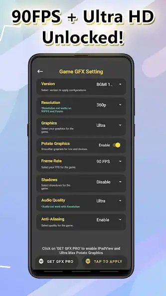 Play GFX Tool for PUBG  BGMI as an online game GFX Tool for PUBG  BGMI with UptoPlay