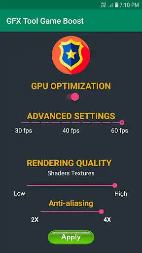 Play GFX Tool for PUBG - Game Booster as an online game GFX Tool for PUBG - Game Booster with UptoPlay