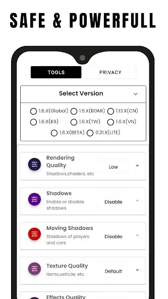 Play GFX Tool: Optimizer  Launcher as an online game GFX Tool: Optimizer  Launcher with UptoPlay