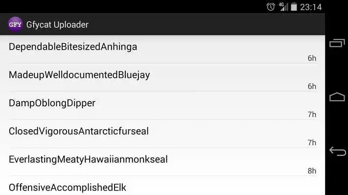Play Gfycat Uploader Play Gfycat Uploader