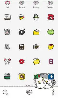Play ggoggo love dodol theme