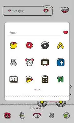 Play ggoggo love dodol theme