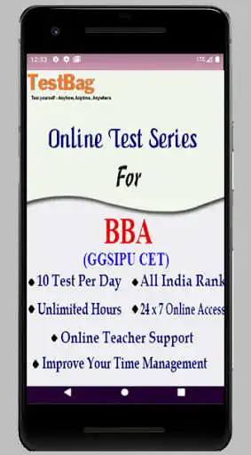 Play GGSIPU CET BBA Online Test App  and enjoy GGSIPU CET BBA Online Test App with UptoPlay