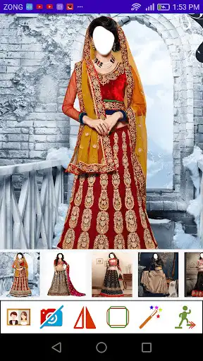 Play Ghagra Choli Selfie Editor as an online game Ghagra Choli Selfie Editor with UptoPlay