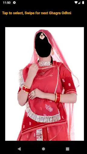 Play Ghagra Odhni Trial Room as an online game Ghagra Odhni Trial Room with UptoPlay