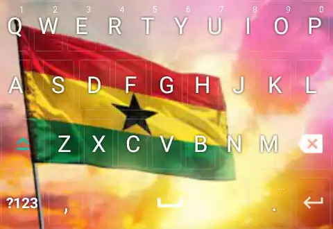 Play Ghana flag  KeyBoard  and enjoy Ghana flag  KeyBoard with UptoPlay