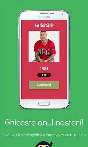 Play Ghiceste Anul Nasterii! as an online game Ghiceste Anul Nasterii! with UptoPlay