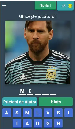 Play Ghiceste Jucatorul de Fotbal as an online game Ghiceste Jucatorul de Fotbal with UptoPlay