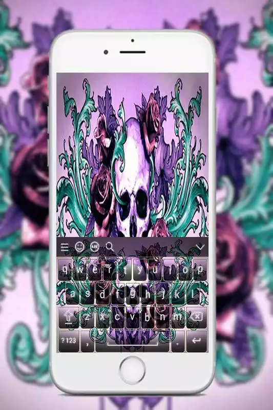Play ghost for skull theme keyboard