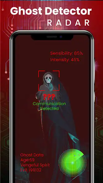 Play Ghost hunter - ghost detector as an online game Ghost hunter - ghost detector with UptoPlay