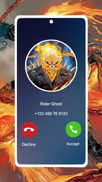 Play Ghost rider video call as an online game Ghost rider video call with UptoPlay