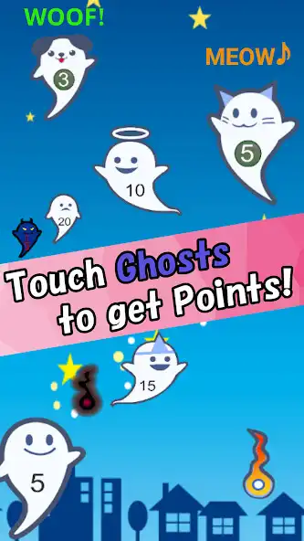 Play Ghost Touch-Tap game for kids-  and enjoy Ghost Touch-Tap game for kids- with UptoPlay