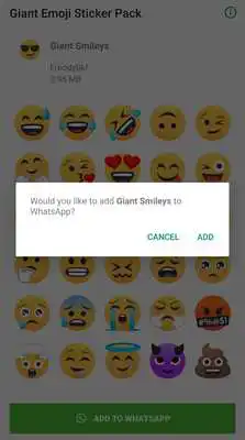 Play Giant Emoji Stickers - WAStickerApps