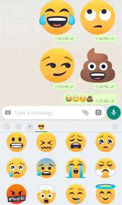 Play Giant Emoji Stickers - WAStickerApps