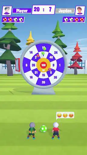 Play GIANT FOOTBALL DARTS as an online game GIANT FOOTBALL DARTS with UptoPlay