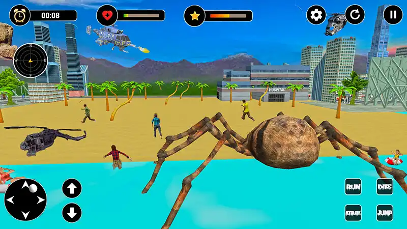 Play Giant Spider Simulator as an online game Giant Spider Simulator with UptoPlay